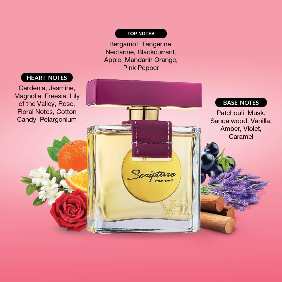 Jean Paul Dupont (JPD) Scripture Pour Femme - 2 Pieces Promo Pack for Women