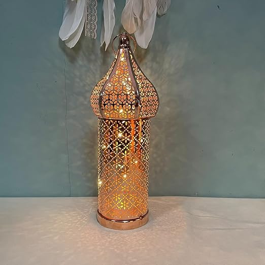Temple Moroccan Lantern Lamp Decorative Candle Holders for Ramadan Decorations