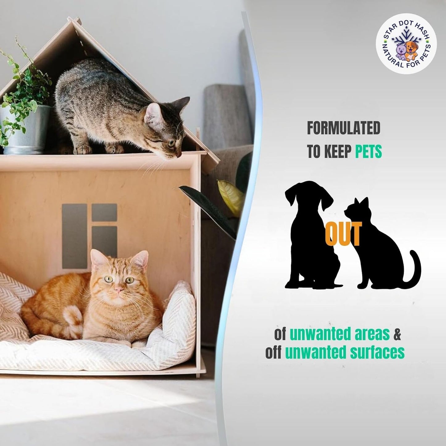 بخاخ طارد للبول للقطط والكلاب من ستار دوت هاش، 500 مل