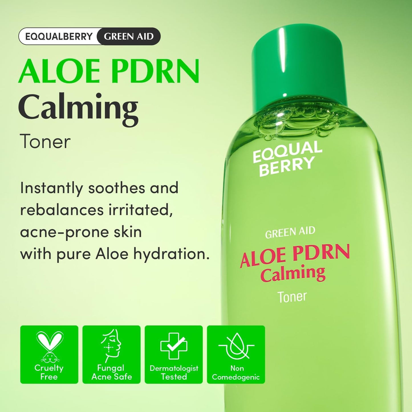EQQUALBERRY Aloe PDRN Calming Toner 150 ml