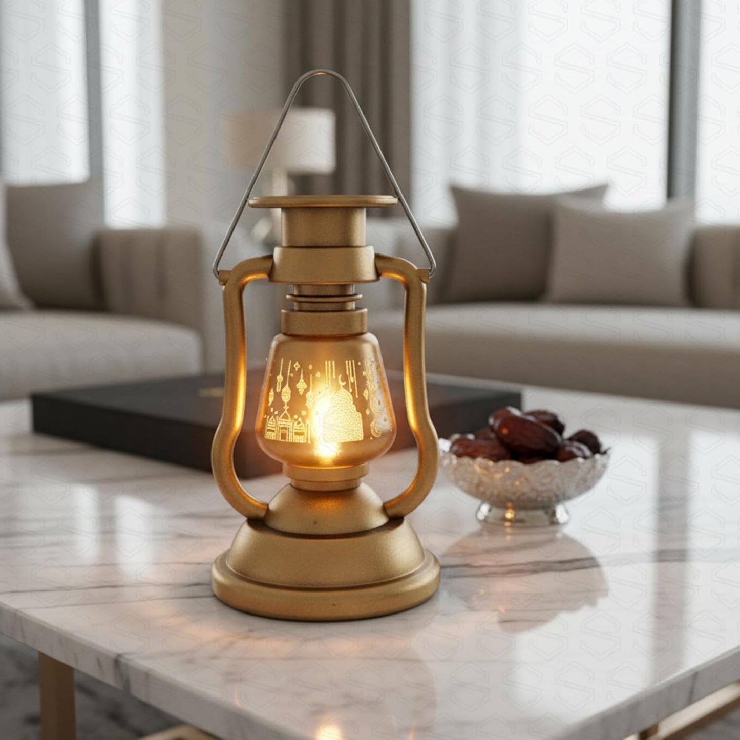 Heritage Glowing Ramadan Fanoos, 24.5cm