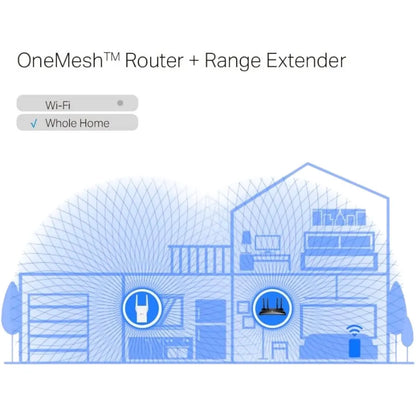 TP-Link - AX3000 Dual-Band Wi-Fi 6 Range Extender, White (RE705X)