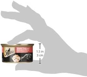 طعام قطط شيبا بنكهة التونة والسلمون، عبوة من 6 علب × 85 غرام