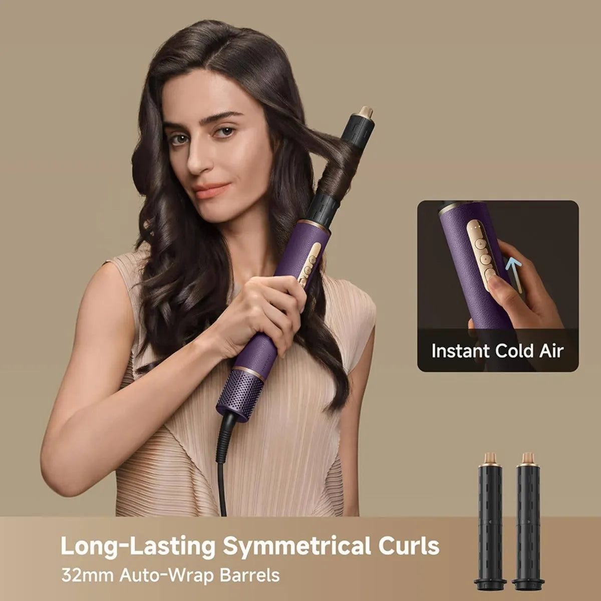 Dreame Airstyle Pro B21 7-In-1 Hair Drying & Styling Tool Kit - Purple