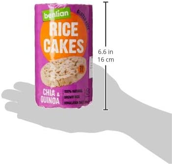 Benlian Brown Rice Cakes Chia & Quinoa, 100 gm
