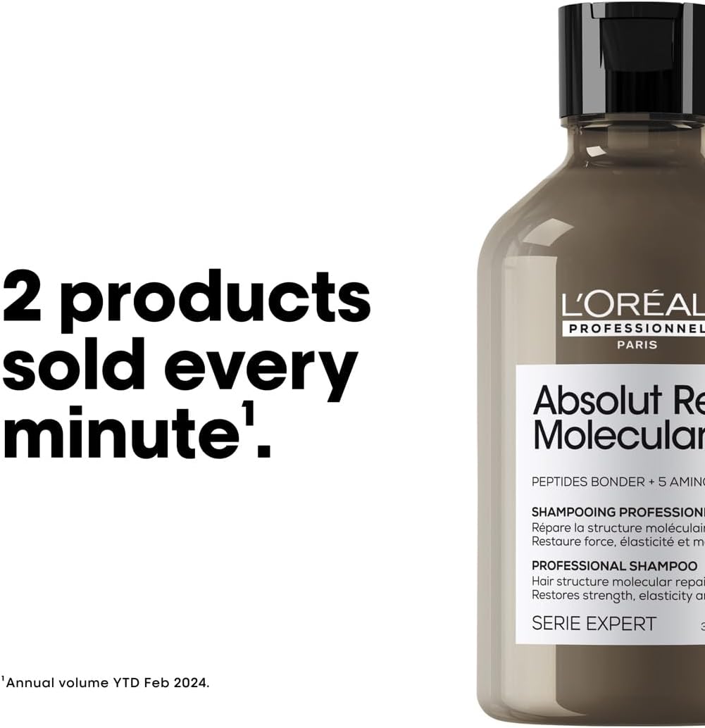 L’Oréal Professionnel | Absolut Repair Molecular Shampoo | Sulfate-Free 300ml
