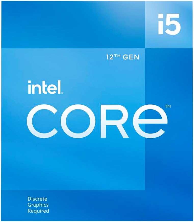 Intel Core i512400F processor 18 MB Smart Cache Box