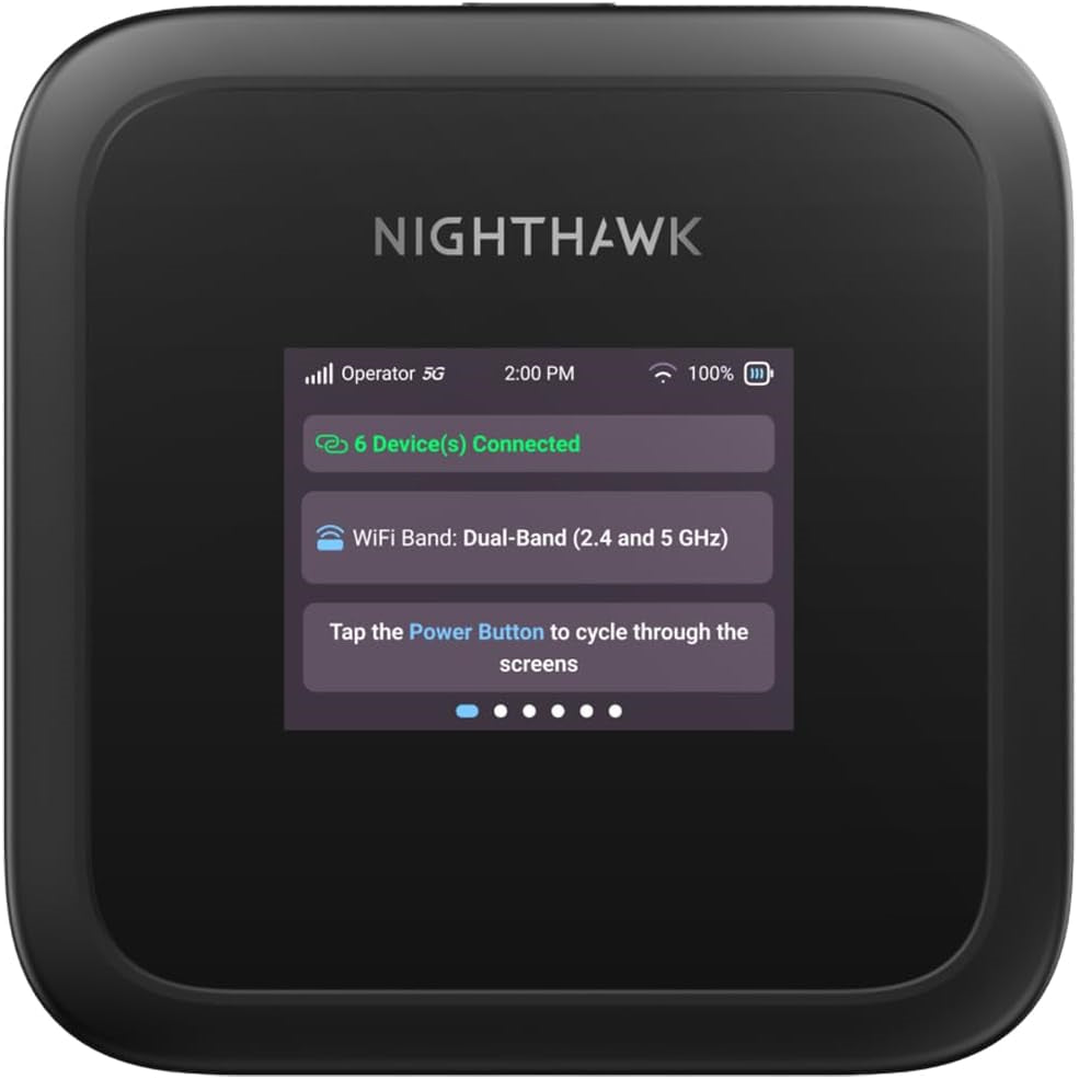 Netgear Nighthawk M3 | 5G Router with Sim Slot Unlocked | Portable WiFi