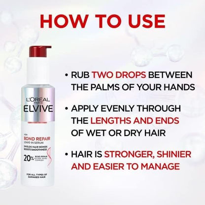 سيروم إلفيف لإصلاح الروابط، يحمي وينعم الشعر، 150 مل