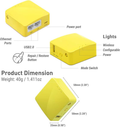 GL.iNet MT300N-V2 Mini Travel Router