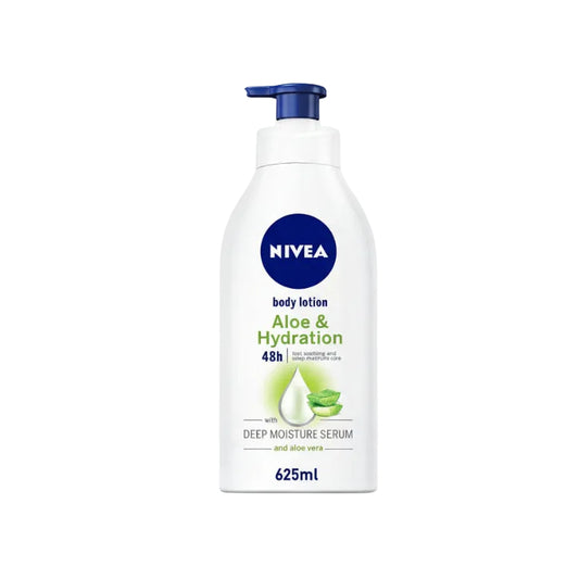 NIVEA Body Lotion Hydration, Aloe Vera, Normal to Dry Skin, 625ml