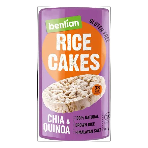 Benlian Brown Rice Cakes Chia & Quinoa, 100 gm