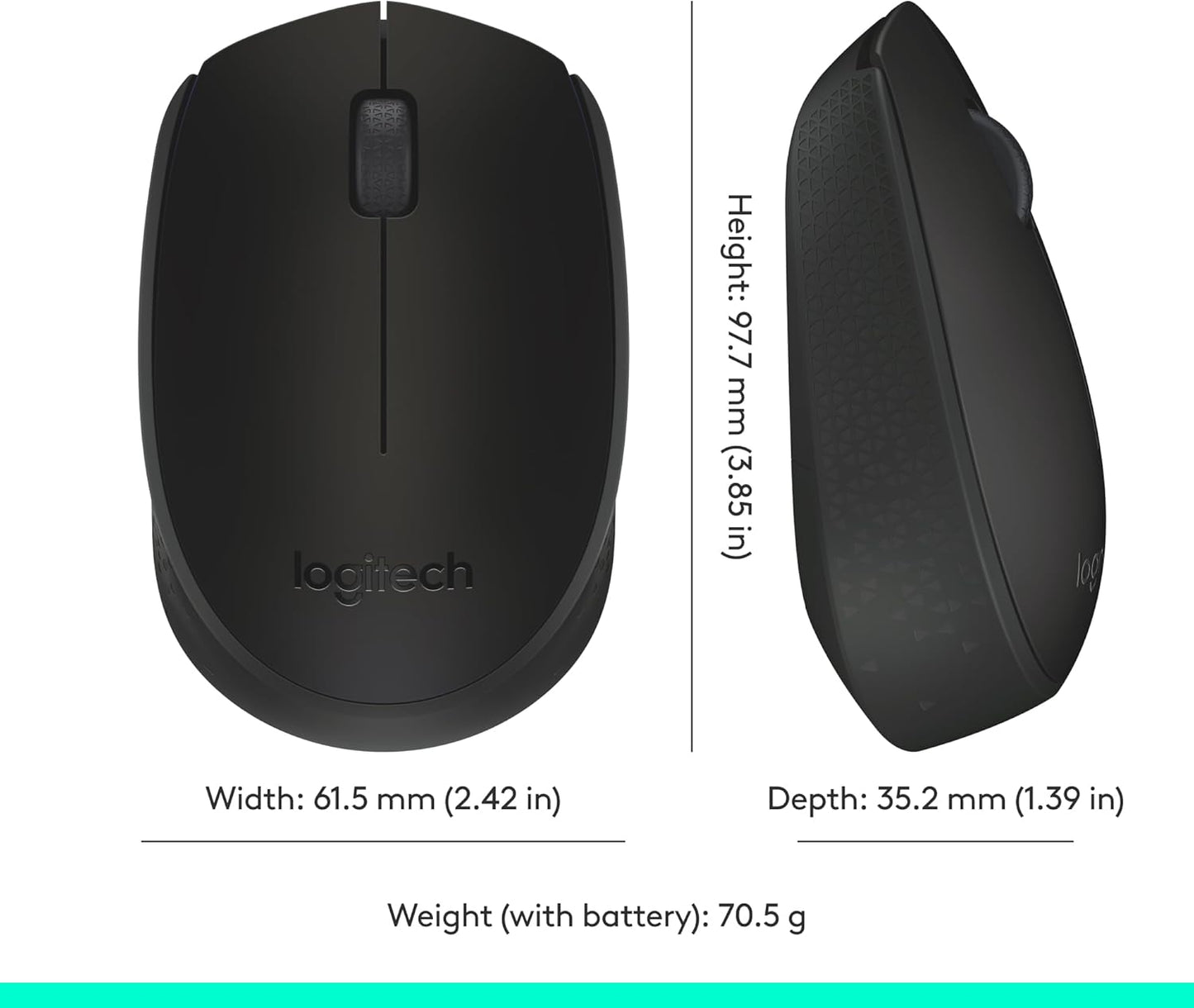 Logitech M171 Wireless MoUSe, 2.4 Ghz With USb Mini Receiver