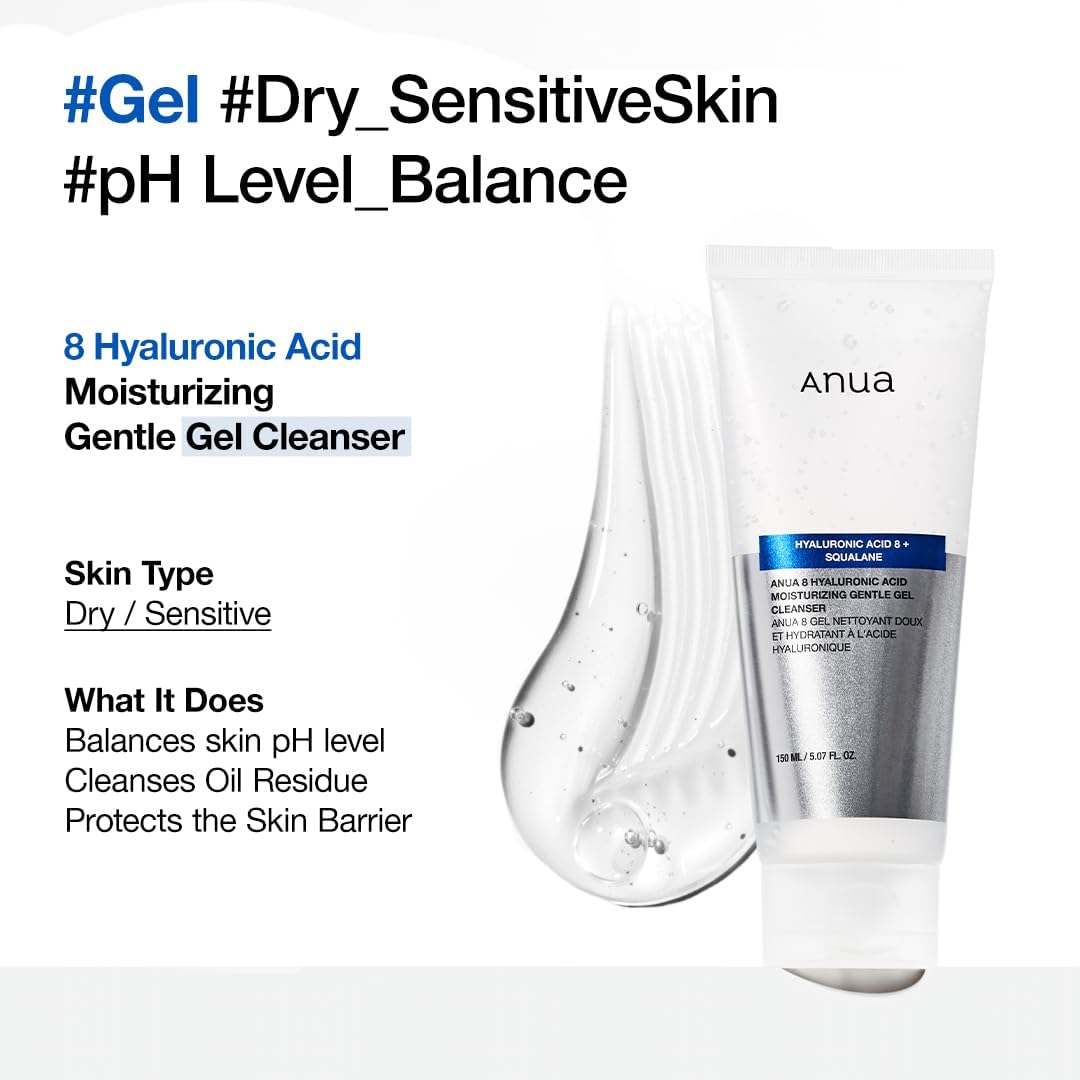 ANUA Moisturizing Gentle Gel Cleanser 150ml