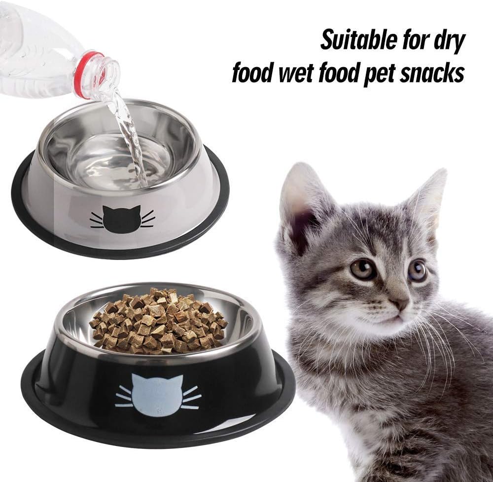 Stainless Steel Cat/Dog Bowls 2 Pack