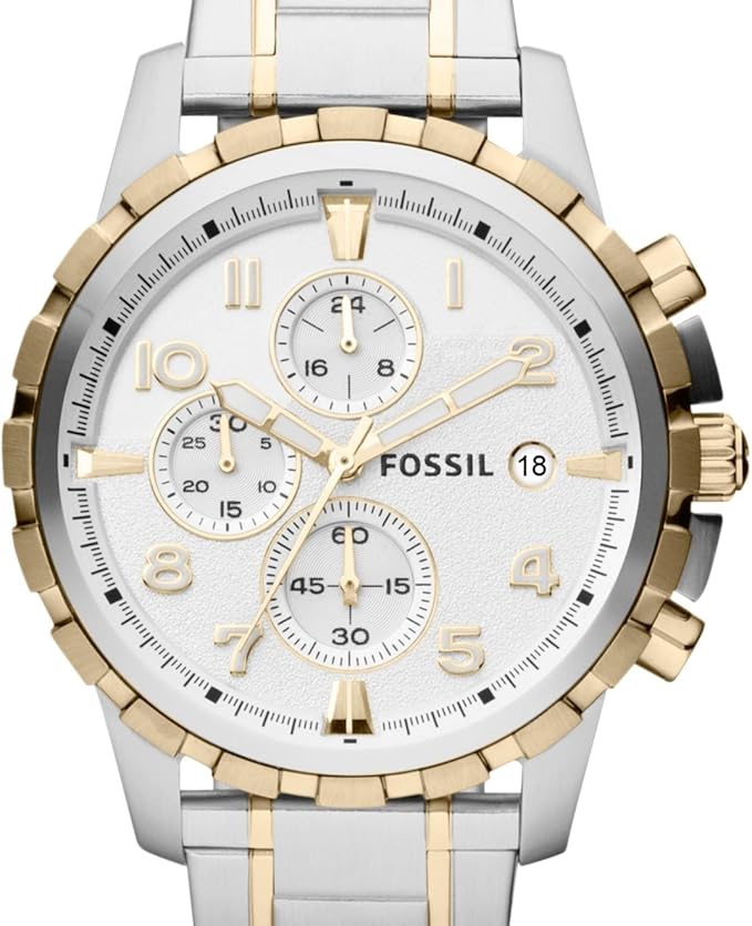Fossil Men's Dean Stainless Steel Quartz Dress Chronograph Watch