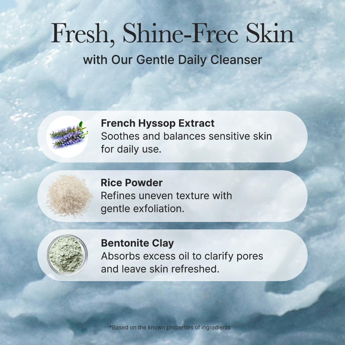 Arencia Hyssop Brightening & Deep-Cleansing Face Scrub & Exfoliator 50gr
