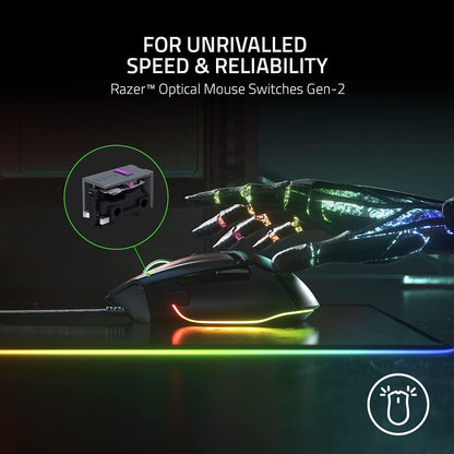 Razer Basilisk V3 Customizable Ergonomic Gaming Mouse: Fastest Mouse Switch