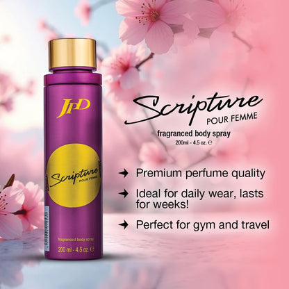 Jean Paul Dupont (JPD) Scripture Pour Femme - 2 Pieces Promo Pack for Women
