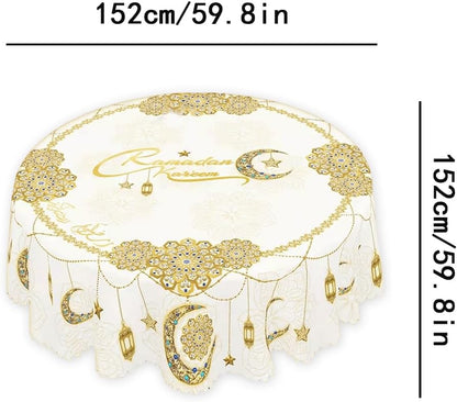 مفرش طاولة رمضان كريم - دائري