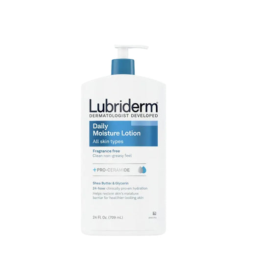 Lubriderm Daily Moisture Hydrating Unscented Body Lotion 709ml