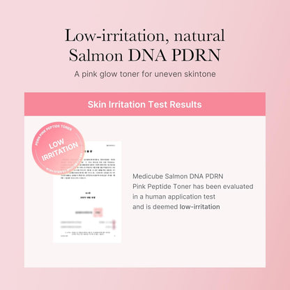 Medicube Salmon DNA PDRN Pink CICA Soothing Toner 250ml