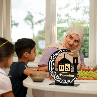 Ramadan Decorations, 2026 Advent Countdown Calendar Acrylic 30 Days