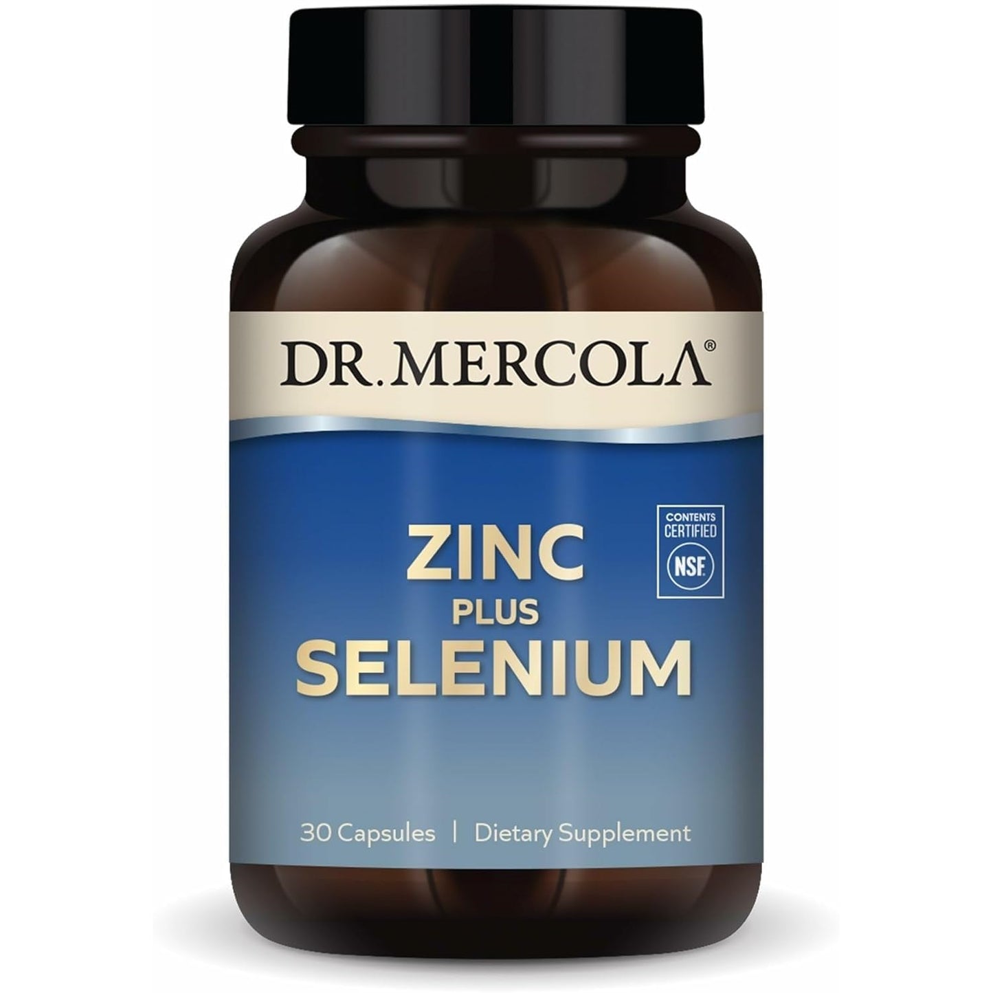 Dr. Mercola Zinc Plus Selenium, 30 Servings (30 Capsules)