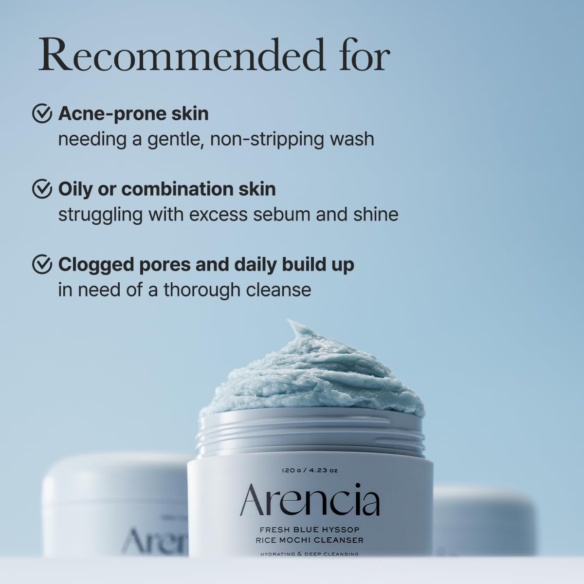 Arencia Hyssop Brightening & Deep-Cleansing Face Scrub & Exfoliator 50gr
