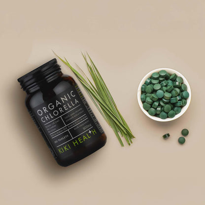 Kiki Health Organic Chlorella, 200 Tablets