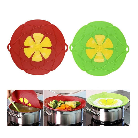 BIGTHREE 2Pcs Spill Stopper Lid Cover