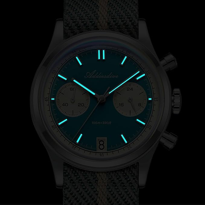 ADDIESDIVE Men’s 38mm Quartz Chronograph Watch