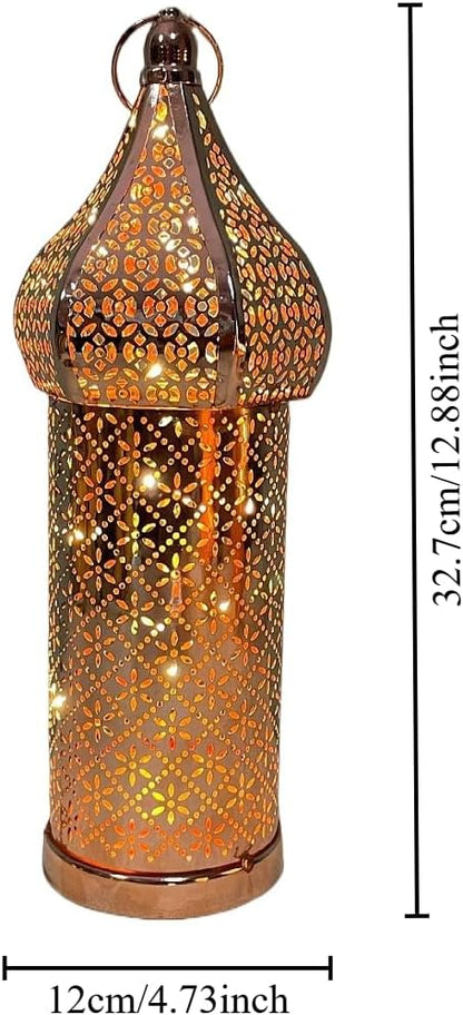 Temple Moroccan Lantern Lamp Decorative Candle Holders for Ramadan Decorations
