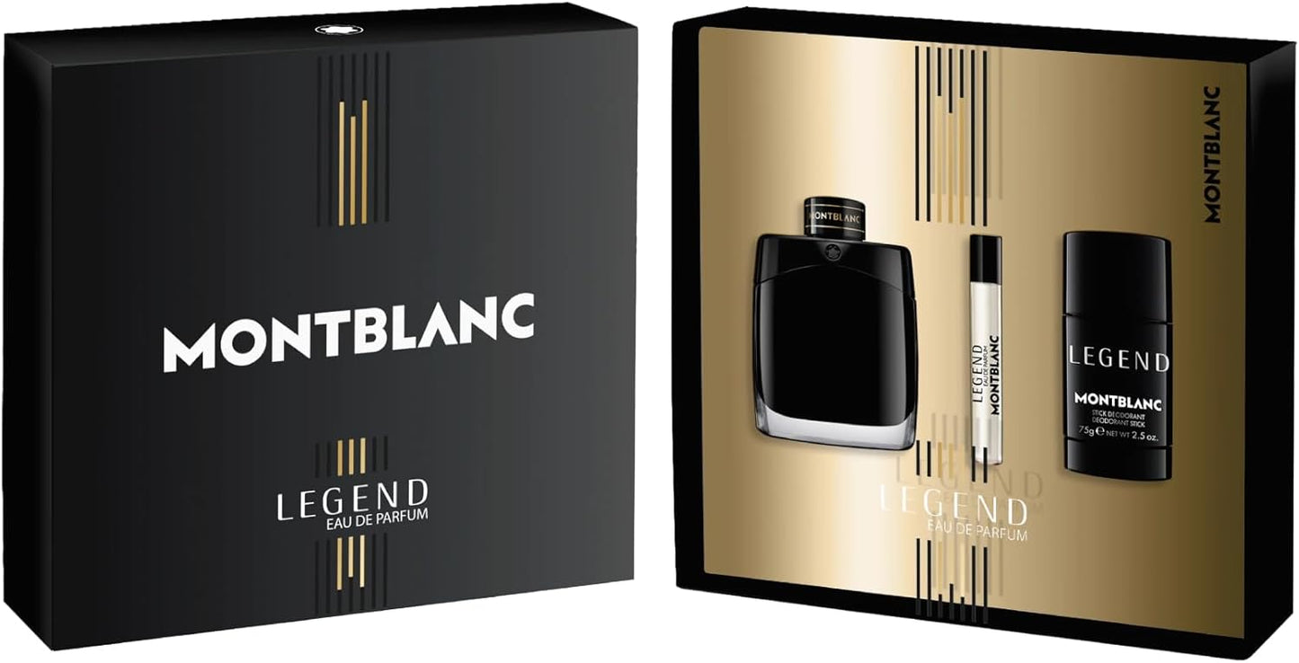 MONTBLANC Mont Blanc Legend Men Eau De Parfum 3Pcs Gift Set