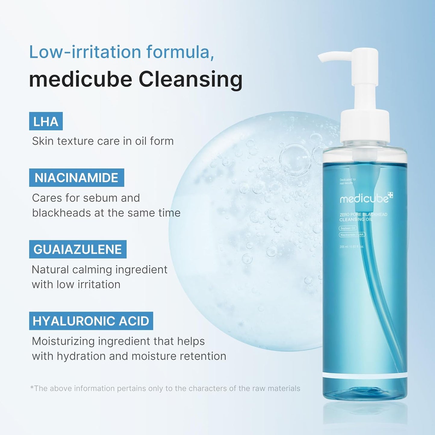 medicube Zero Pore Blackhead Cleansing Oil 205ml