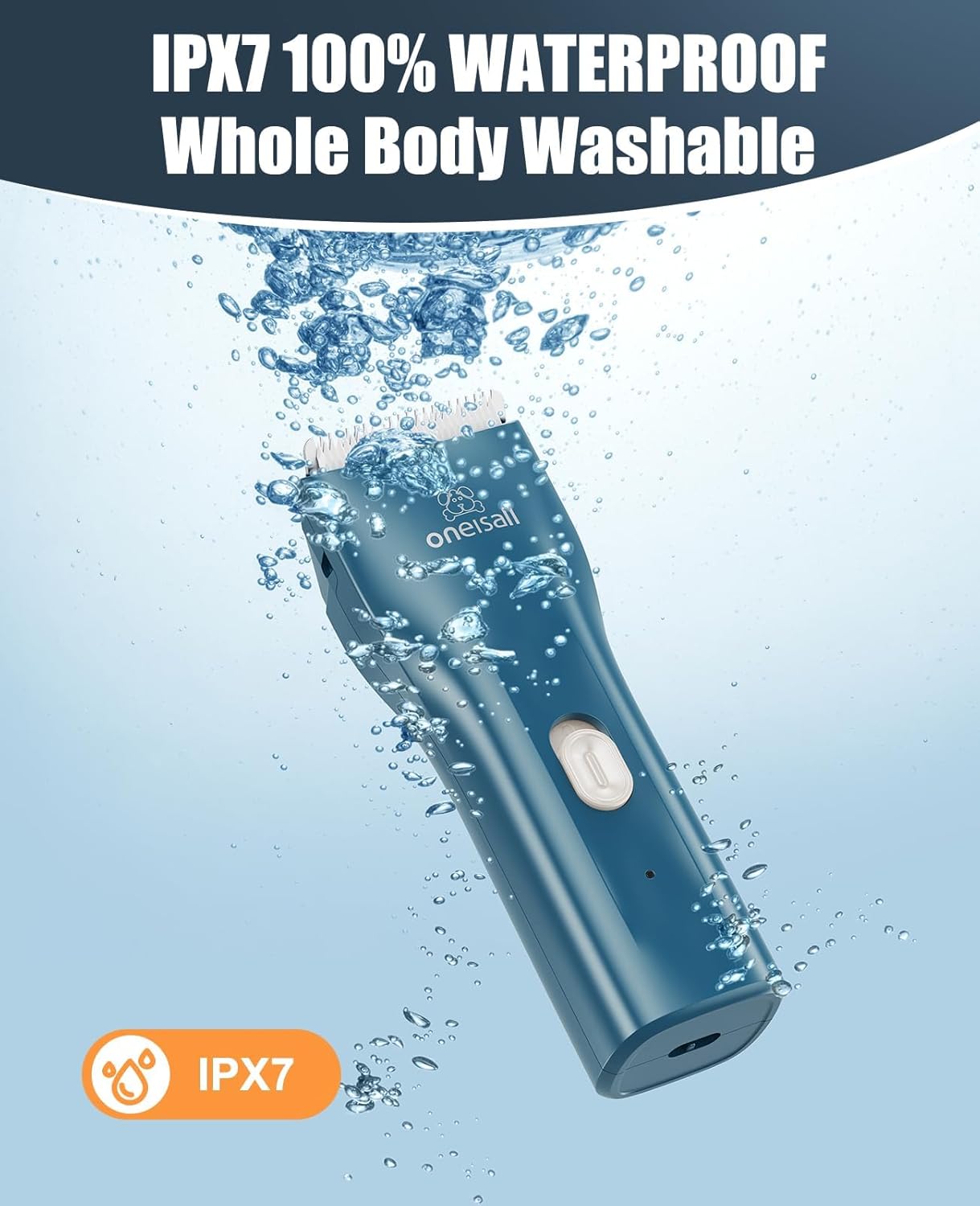 ماكينة حلاقة شعر الحيوانات الأليفة من ون إز أول، مناسبة للشعر الطويل والمتشابك للقطط.