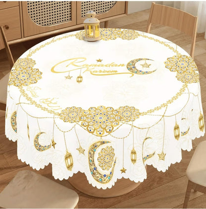 مفرش طاولة رمضان كريم - دائري