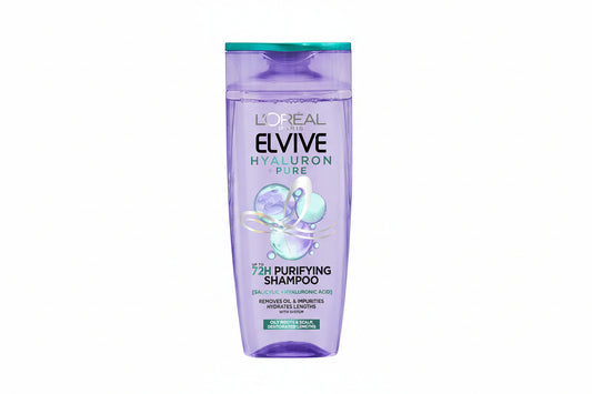 Elvive Hyaluron Pure Shampoo For Oily Scalp &amp; Dehydrated Lengths -200ml