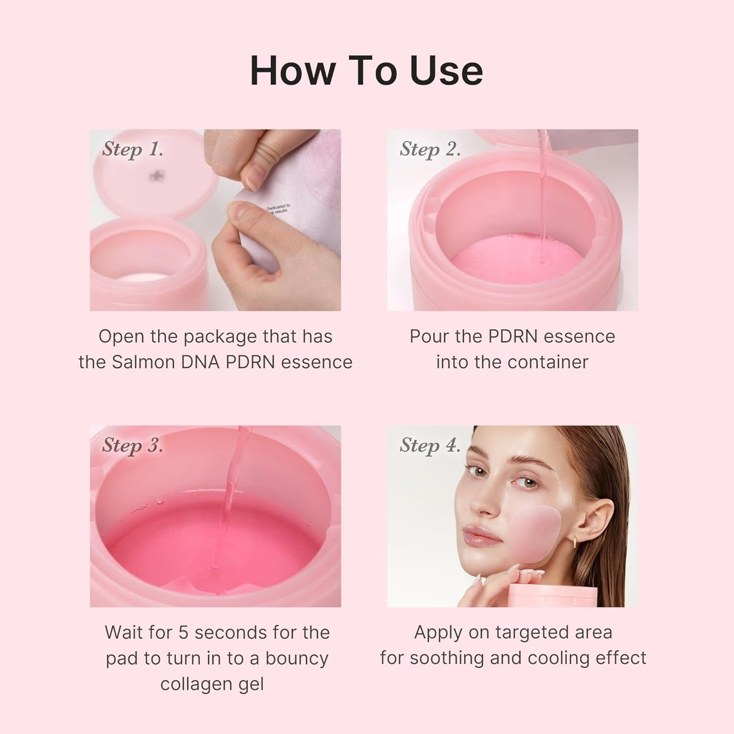Medicube Salmon DNA PDRN Pink Collagen Jelly Pad