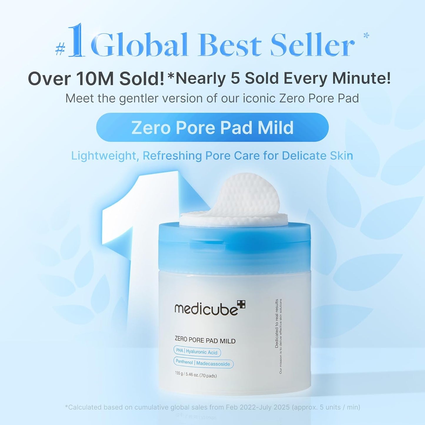 Medicube Zero Pore Pads Mild 2.0 - 155gr