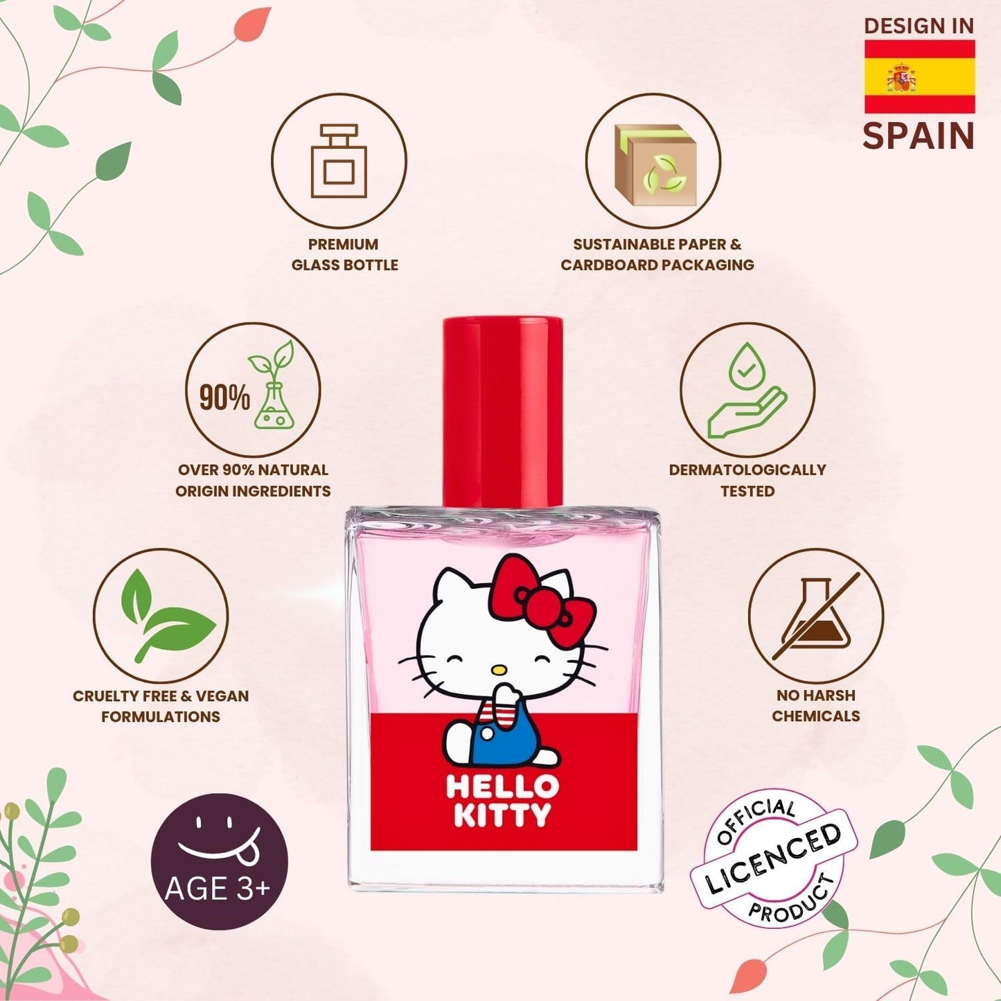 Air-Val Hello Kitty Eau De Toilette Perfume For Children, 30 ml