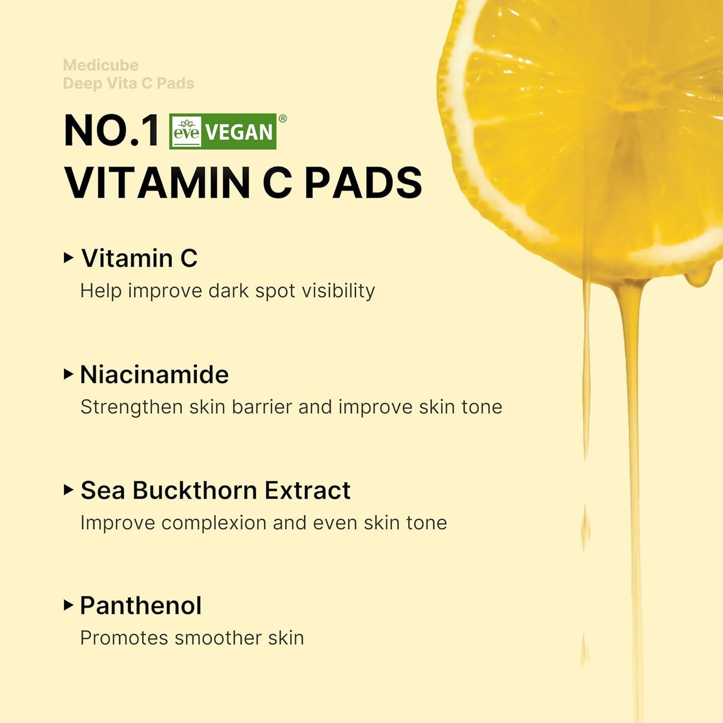 Medicube Deep Vita C Facial Pads