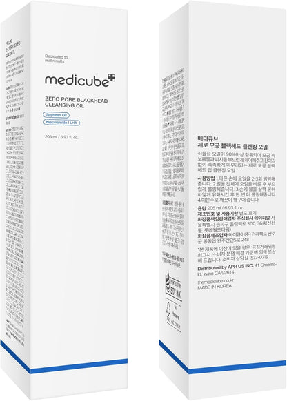 medicube Zero Pore Blackhead Cleansing Oil 205ml