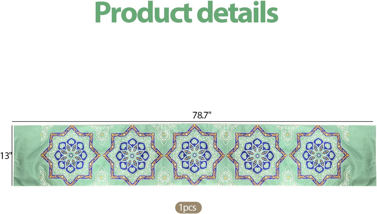 مفرش طاولة، 13 × 78.7 بوصة، مناسب لطاولة رمضان