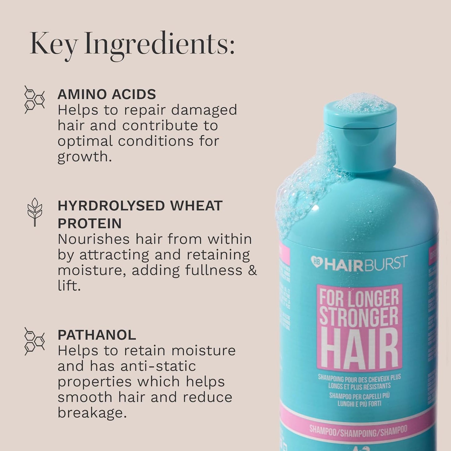 HAIR BURST Shampoo and Conditioner Set