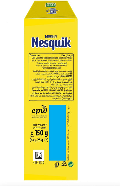 Nestle Nesquik Chocolate Cereal Bar 6 x 25g