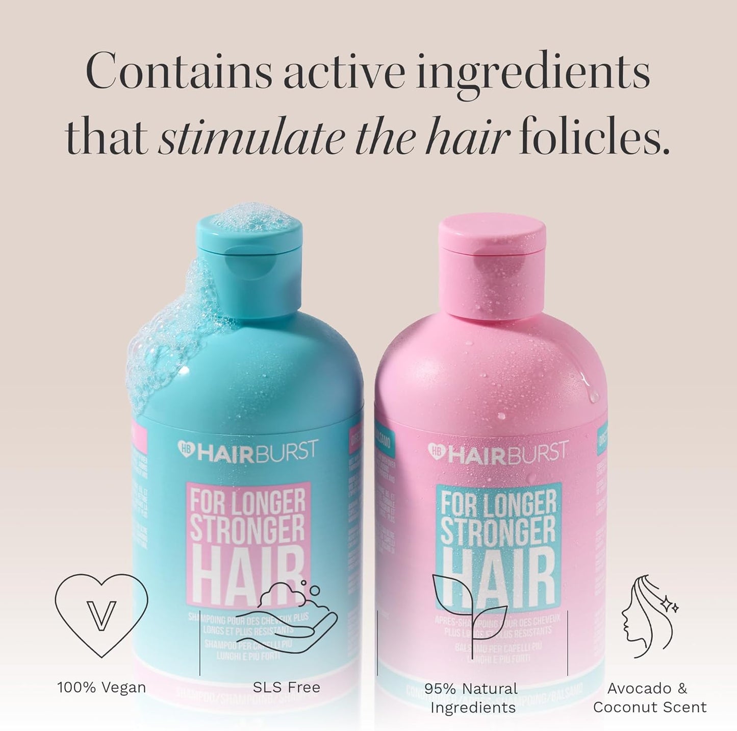 HAIR BURST Shampoo and Conditioner Set