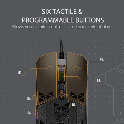 ASUS TUF Gaming M4 Air Wired Gaming Mouse