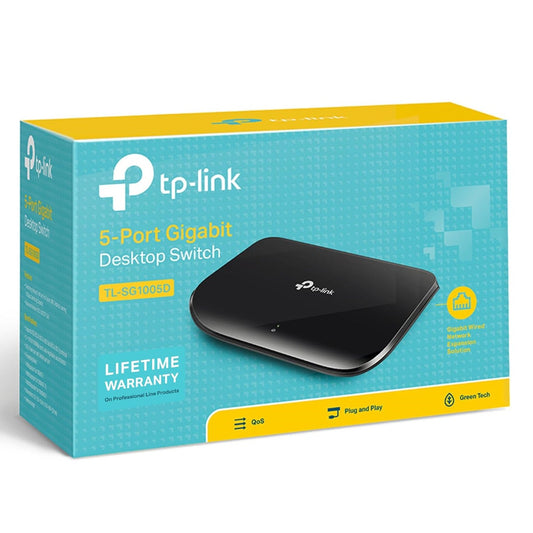 TP-Link TL-SG1005D, 5 Port Gigabit Ethernet Network Switch