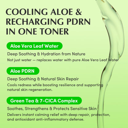 EQQUALBERRY Aloe PDRN Calming Toner 150 ml